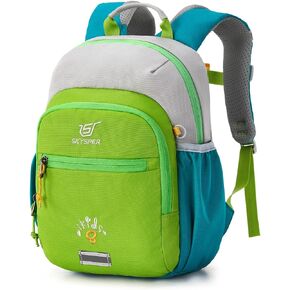 SKYSPER Toddler Backpack for Boys Girls Kids Travel Backpack Preschool Kindergarten Travel Daypack(Blue)