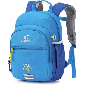 SKYSPER Toddler Backpack for Boys Girls Kids Travel Backpack Preschool Kindergarten Travel Daypack(Blue)