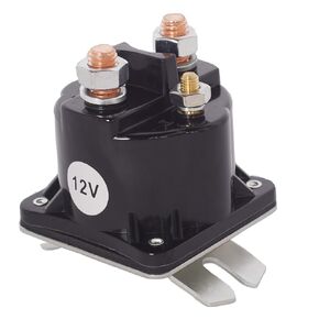 Dump Trailer Solenoid Replace SAZ4201GJ SAZ-4201ER 7522 190107 070009, 4 Terminal Intermittent Duty Solenoid Relay for SPX Fenner Stone Prestolite Monarch Bucher, 12V 100A