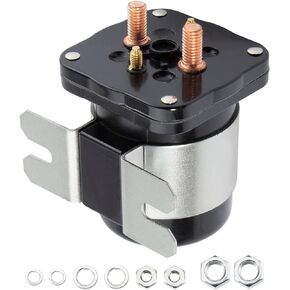 20468G1 36V Golf Cart Solenoid Relay Switch, 4 Terminal Starter Solenoid Fits 1988-2005 Club Car DS, 1987-UP Columbia, 1989-UP EZGO, 1990-UP Yamaha Electric Replace 20468G1, 1016072, JF3-H1950-00v
