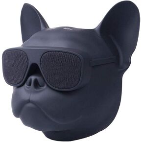 Dubbs Hardware - Stylin' Bulldog Speaker! 8W Wireless Portable Bluetooth Speaker Stereo - French Bulldog Speaker for Phone, Computer, Tablet - Cool Unique Dog Lover Gift
