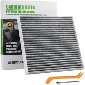 CF10134(P3875WS) Cabin Air Filter w/Activated Carbon Compatible with Acura ILX/RDX/RL/TL 2004-2022, Honda Accord/Odyssey/Pilot 03-22.