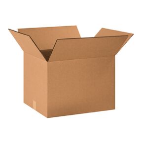 Aviditi HD202016DW Heavy-Duty Double Wall Corrugated Cardboard Box 20" L x 20" W x 16" H, Kraft, for Shipping, Packing and Moving (Pack of 10)