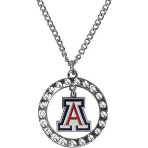 Siskiyou NCAA unisex-adult Rhinestone Hoop Necklaces