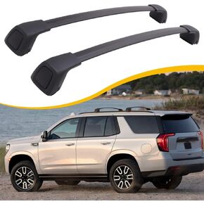 Lockable Cross Bars Roof Rack Fit for 2021 2022 2023 2024 Chevrolet Tahoe, GMC Yukon & Yukon XL, Chevrolet Suburban, Cadillac Escalade ESV Crossbar Cargo Bar Rooftop Accessories