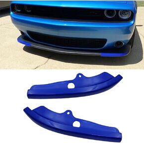 Front Bumper Lip Splitter Protector Protection Cover Front Lip Cover Compatible with Dodge Challenger Scat Pack 2015-2021 & R/T GT 2019-2021, Not Fit for SRT and Widebody Models (Black)