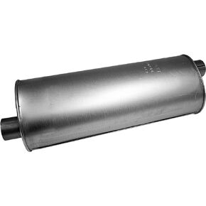 Walker Exhaust Quiet-Flow Stainless Steel 40248 Direct Fit Exhaust Muffler Assembly 2.5" Inlet (Inside) 2.5" Outlet (Inside)