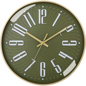 Wall Clock Battery Operated, 12 Inch Non-Ticking Silent Wall Clock for Kitchen, Office, Living Room