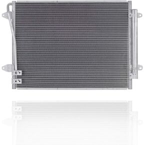 A/C Condenser - Pacific Best Inc. Fit/For 30037 16-22 VW Volkswagen Passat - With Receiver & Dryer - 561820411C
