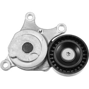 X AUTOHAUX Drive Belt Tensioner Assembly Belt Tensioner for Mercedes-Benz W270 CLA250 CLA45 AMG GLA250 2702000370 Metal Black Silver Tone