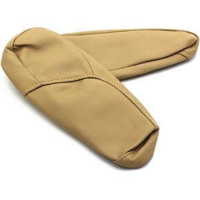 Ezzy Auto Beige Leather Armrest Arm Rest Cover Upholstery For 2007 2008 2009 CR-V 4-Door
