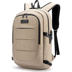 Tzowla Laptop Backpack for Men Women,Travel Work Security Anti Theft Water Resistant Computer Bookbags with USB Charging Port,Gifts, Fit 14.3/15.6 inch Accessories