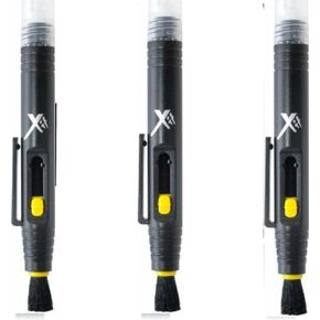 3 Pieces Multifunction Lens Cleaning Pen Brush, Lens Brush Camera Screen Cleaning Pen for Camera, SLR, Telescope, Magnifying Glass, Phone
