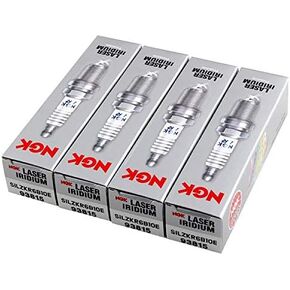 NGK Spark Plug SILZKR6B10E 93815 Pack of 4