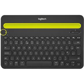 Logitech Wireless Bluetooth Keyboard for Multi-Devices K480 - Works with Windows, Mac, iPad Tablet, Android and Smartphones - Bulk Packaging - Black