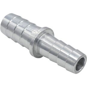 ICT Billet 3/8" to 5/16" Inch Hose Barb Splice Coupler Repair Connector Fitting Adapter Connector Radiator Coolant Intercooler Fluid Fitting Designed & Manufactured in USA Bare Aluminum AN627-06-05A