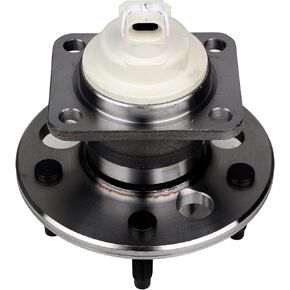 512150 Rear Wheel Bearing and Hub Assembly Compatible with Buick Allure Century Regal, Chevy Impala Venture, Pontiac Montana Trans Sport, 5 Lug w/ABS