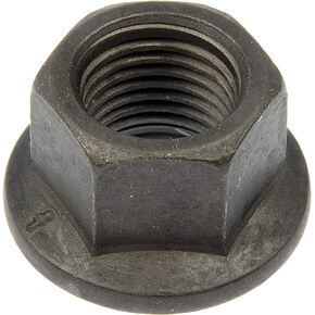 Dorman 611-295 Wheel Nut M14-1.5 Flanged Flat Face - 19mm Hex, 15.5mm Length Compatible with Select Dodge / Freightliner Models, 10 Pack