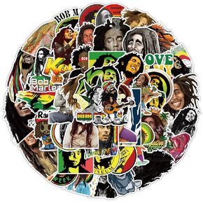 Marley Rastafa One Love Vintage Stickers - 50 PCS Vinyl Memorial Decal Photocard Set for Water Bottles, Laptops, Phone