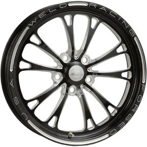 Weld Racing Wheel, V-Series 2.0 1 Piece, 17 x 4.5 in, 2.250 in Backspace, 5 x 4.75 in Bolt Pattern, Aluminum, Black Anodize, Each, 84B-1704274