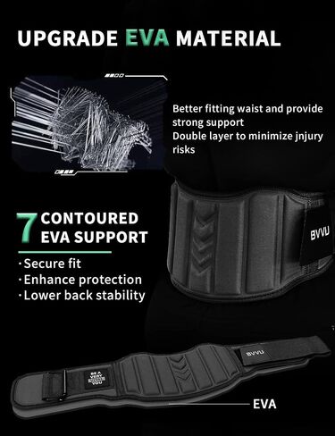BVVU Weight Lifting Belts for Men Quick Locking Gym Belt for Workout Lumbar Support,Cross Training,Squat Belt Fitness Equipment in Saudi Arabia