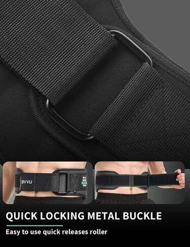 BVVU Weight Lifting Belts for Men Quick Locking Gym Belt for Workout Lumbar Support,Cross Training,Squat Belt Fitness Equipment in Saudi Arabia