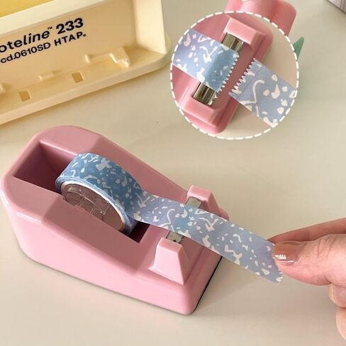 مكتب صغير للأشرطة الصغيرة باللون الوردي، موزعات أشرطة لطيفة للمكتب، قاعدة مرجحة مضادة للانزلاق in Kuwait