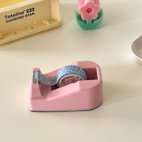 مكتب صغير للأشرطة الصغيرة باللون الوردي، موزعات أشرطة لطيفة للمكتب، قاعدة مرجحة مضادة للانزلاق in Kuwait