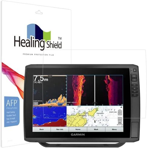 واقي شاشة Healing Shield لجهاز Garmin ECHOMAP Ultra 122sv 125sv 126sv، طبقة حماية شفافة بطبقة حماية شفافة من AFP (122sv-24) in Kuwait