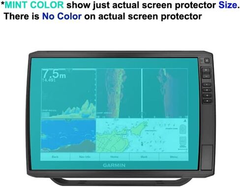 واقي شاشة Healing Shield لجهاز Garmin ECHOMAP Ultra 122sv 125sv 126sv، طبقة حماية شفافة بطبقة حماية شفافة من AFP (122sv-24) in Kuwait