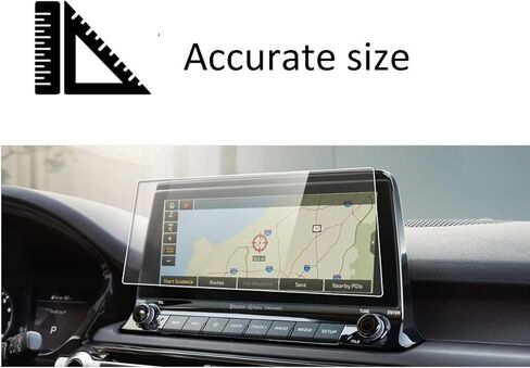 واقي شاشة متوافق مع شاشة لمس 2021-2023 Seltos مقاس 10.25 بوصة، مضاد للخدش، مقاوم للصدمات، زجاج مقسى ممتاز in Kuwait