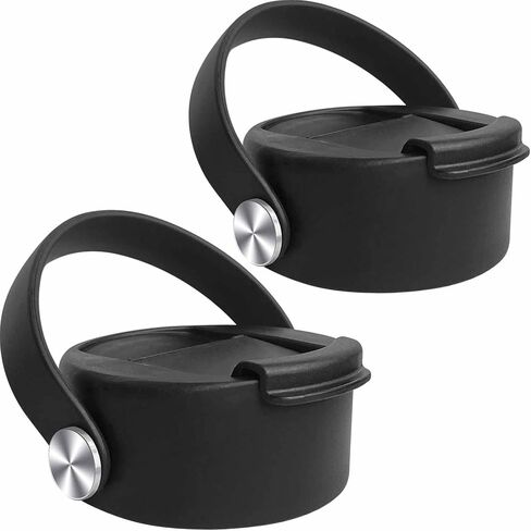 Acemoo Flip Coffee Lids for Hydro Flask Wide Mouth Bottle - 12 16 18 20 32 40 64 oz, Flexible Handle for Hydroflask Lid Replacement in Saudi Arabia
