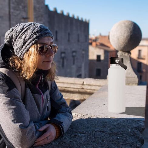 Acemoo Flip Coffee Lids for Hydro Flask Wide Mouth Bottle - 12 16 18 20 32 40 64 oz, Flexible Handle for Hydroflask Lid Replacement in Saudi Arabia