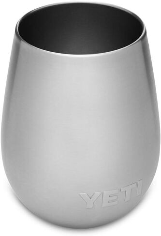 YETI Rambler 10 oz Wine Tumbler, Vacuum Insulated, Stainless Steel, NO LID in Saudi Arabia