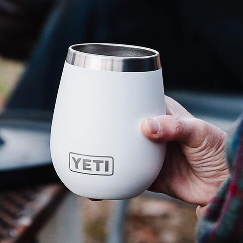 YETI Rambler 10 oz Wine Tumbler, Vacuum Insulated, Stainless Steel, NO LID in Saudi Arabia