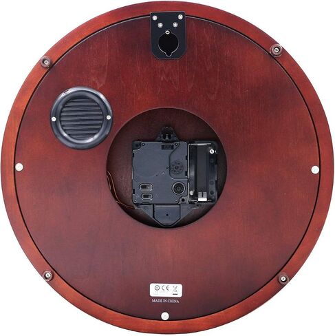 Seiko 12 Inch Grain Finish Wall Clock with Numerals and Dual Quarter Hour Chimes in Saudi Arabia