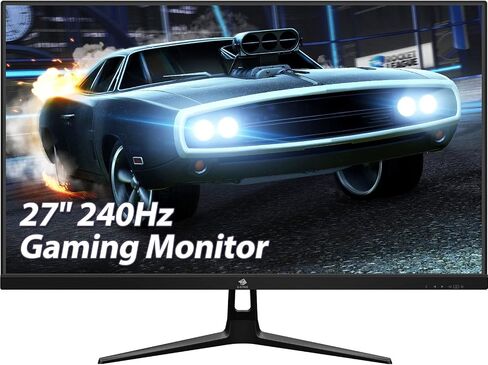 Z-Edge 27-inch Gaming Monitor 1920x1080 IPS 240Hz Gaming Monitor 1ms Frameless LED, UG27PJ AMD Freesync Premium Display Port HDMI Built-in Speakers in Kuwait