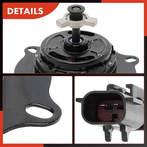 A-Premium Engine Radiator Cooling Fan Motor Compatible with Dodge Ram 1500 2002-2003, Ram 2500 2002-2003, Ram 3500 2002-2003, Replace# 5080648AA, 5093760AA in Saudi Arabia