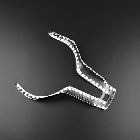 AIRSPEED for BMW Car Steering Wheel Cover Sticker Real Carbon Fiber Steering Wheel Center Frame Decorative Trim for BMW M-Series F80 M3, F82 M4, F10 M5, F15 X5M, F16 X6M, Black in Saudi Arabia