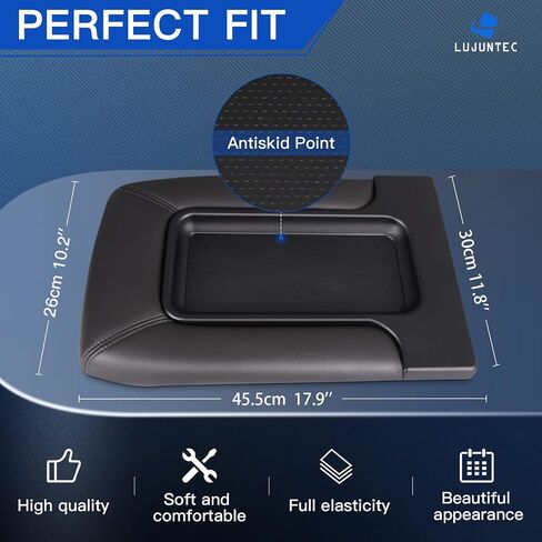 LUJUNTEC Center Console Lid Armrest Cover Replacement Kit Fit for 1999-2007 For Chevrolet for Silverado 1500 For GMC for Sierra 1500 for Suburban 1500 2500 for Escalade For Cadillac in Saudi Arabia