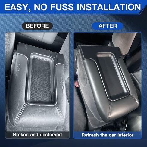 LUJUNTEC Center Console Lid Armrest Cover Replacement Kit Fit for 1999-2007 For Chevrolet for Silverado 1500 For GMC for Sierra 1500 for Suburban 1500 2500 for Escalade For Cadillac in Saudi Arabia