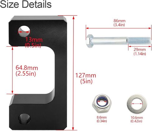 طقم رفع التسوية الأمامية 2 بوصة متوافق مع 2007-2021 تشيفي/جي إم سي أفالانش سيلفرادو سوبربان 1500 تاهو سييرا يوكون XL1500 in Kuwait