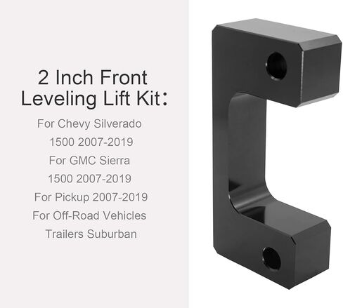 طقم رفع التسوية الأمامية 2 بوصة متوافق مع 2007-2021 تشيفي/جي إم سي أفالانش سيلفرادو سوبربان 1500 تاهو سييرا يوكون XL1500 in Kuwait