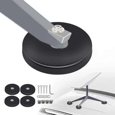4 Pack Starlink Magnetic Roof Mount, Starlink Mounting Kit, Starlink Magnet Mount, Starlink Roof Mount for Starlink Internet Kit Satellite, Starlink RV Mount in Saudi Arabia