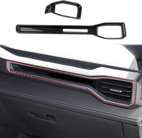 Dashboard Vent Air Outlet Cover Trim Kit Accessories for 2024 Ford Mustang (carbon fiber style) in Saudi Arabia