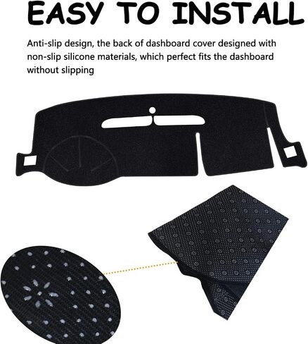 Dashboard Cover Dash Mat Compatible with 1998-2005 Chevrolet S10 Blazer Chevy GMC Jimmy Sonoma Envoy Olds Oldsmobile Bravada in Saudi Arabia