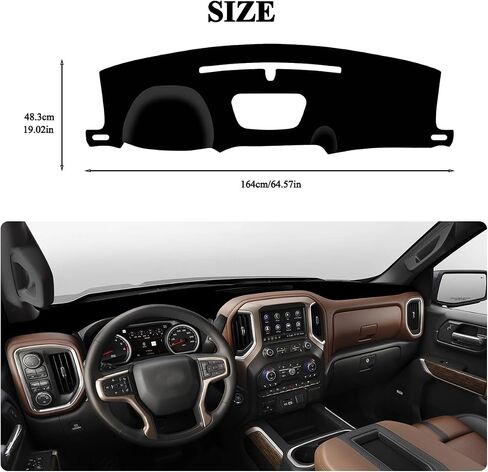Dashboard Cover Dash Mat Compatible with 1998-2005 Chevrolet S10 Blazer Chevy GMC Jimmy Sonoma Envoy Olds Oldsmobile Bravada in Saudi Arabia