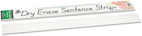 Pacon 5185 Dry Erase Sentence Strips, 24 x 3, White, 30/Pack in Saudi Arabia