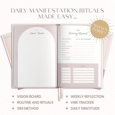 The Manifestation Journal: A 369 Manifesting Journal for Women - Guided Journal to Manifest Your Dream Life |14 Week Transformation | (A5) (Light Pink) in Saudi Arabia