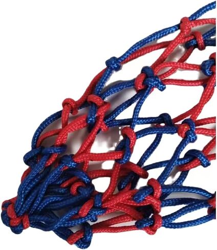 Net Bag 2PCSBlue red Nylon Single Ball Mesh Bag Carrier for Volleyball Basketball Football Socc in Kuwait